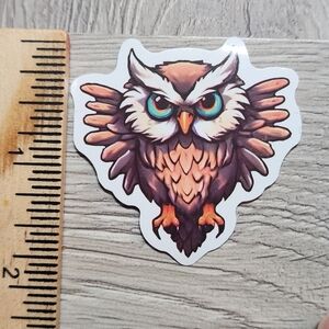 10/$10 Owl Sticker Bird Hoot Owlet Colorful Cartoon